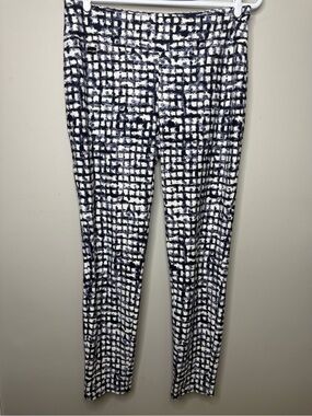 Lisette Montreal Women's Navy and White Patterned Pants